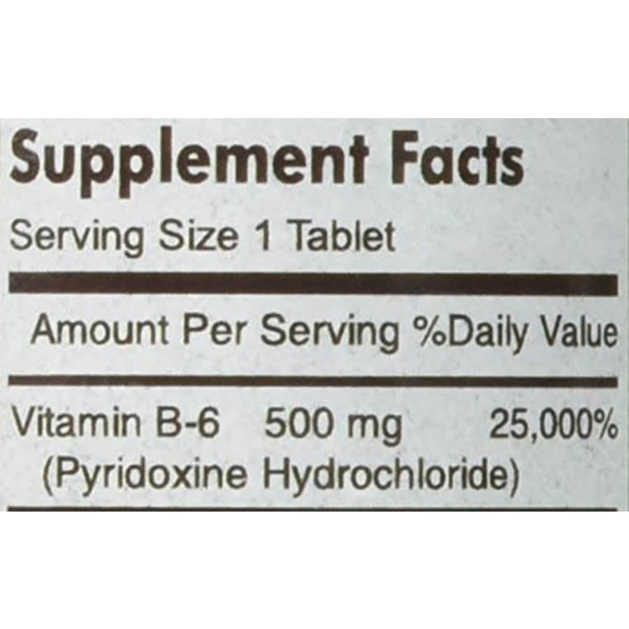 Mason Vitamins B 6 500 mg Tablets, 60 Count for $9