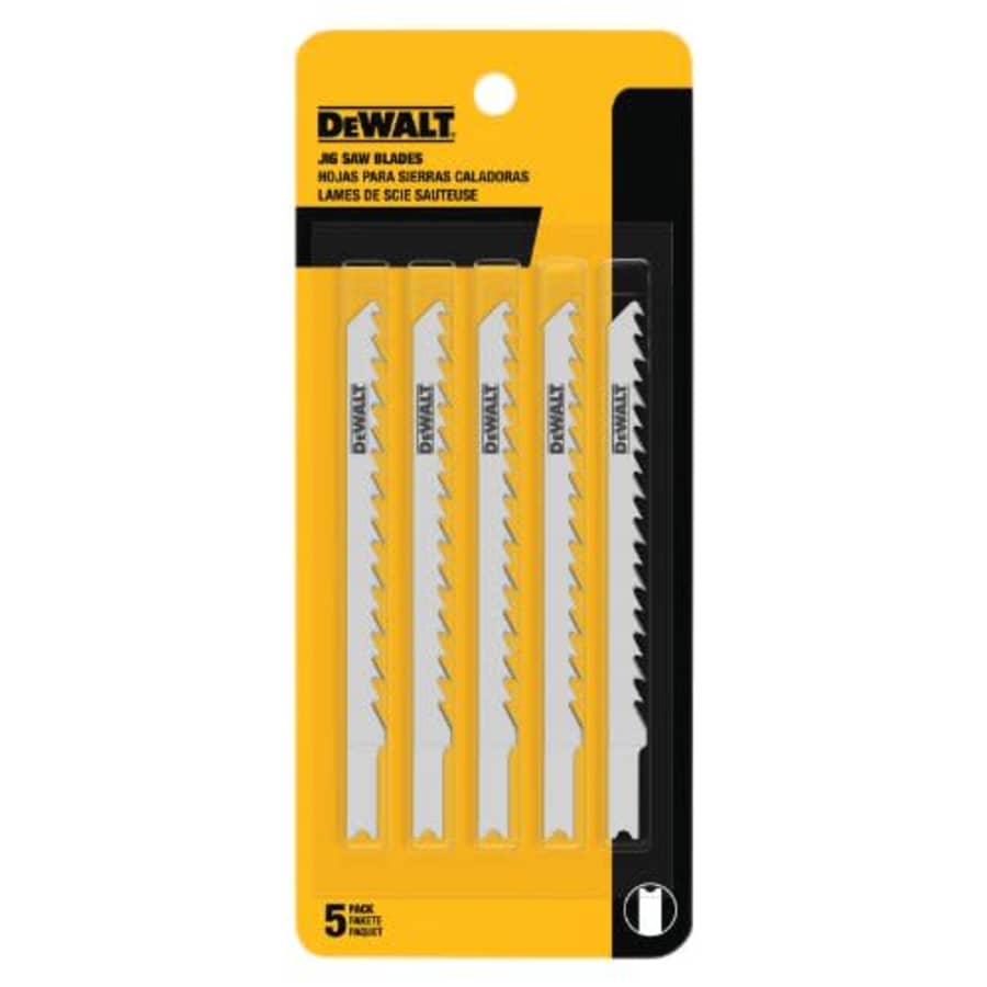 DEWALT DW3700-5 4-Inch 6 TPI Very Fast/Rough HCS U-Shank Jig Saw Blade (5-Pack) for $6 DEWALT DW3700-5 4-Inch 6 TPI Very Fast/Rough HCS U-Shank Jig Saw Blade (5-Pack) for $6