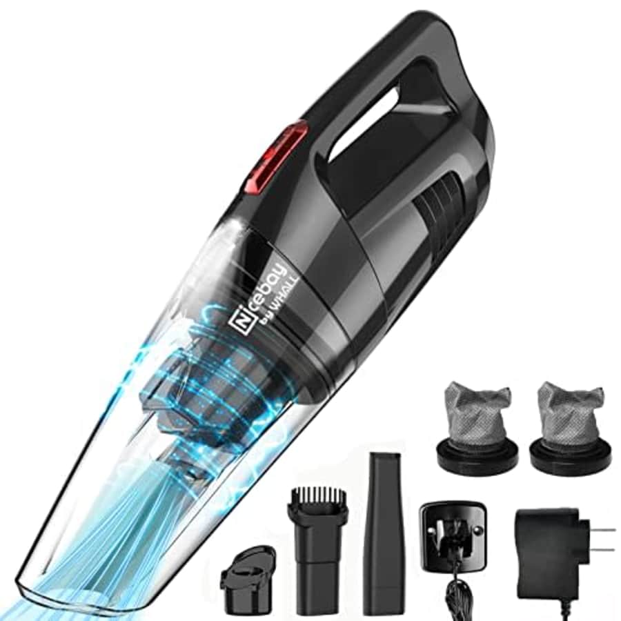 whall Handheld Vacuum Cordless, Dry Wet Hand Vacuum Cleaner 8500 PA Suction, Hand Held Vacuum for $85