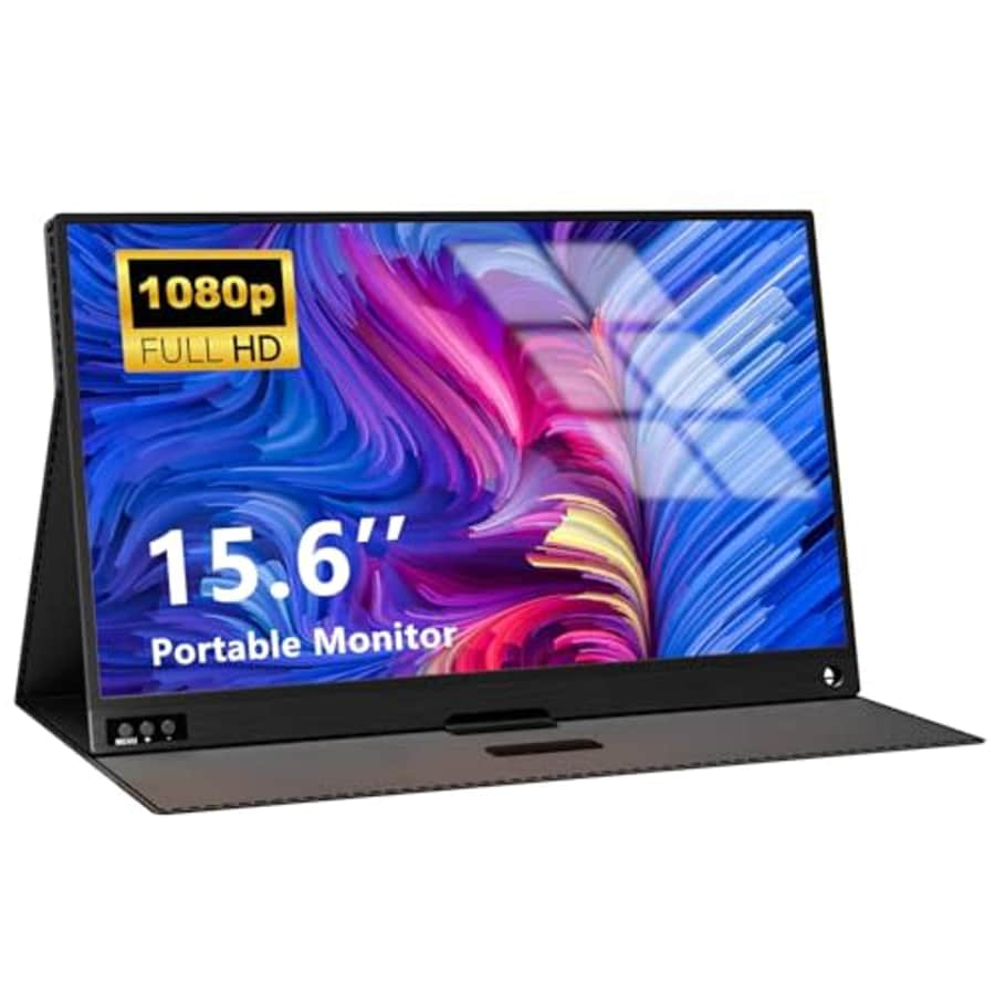 Faber-Castell Portable Monitor, 15.6'' 1080P FHD gaming monitor, External monitor for laptop with USB C HDMI for $60