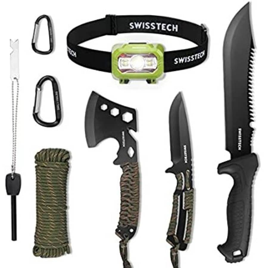 Swiss Tech Swiss+Tech Hatchet / Machete 8-Piece Kit for $23