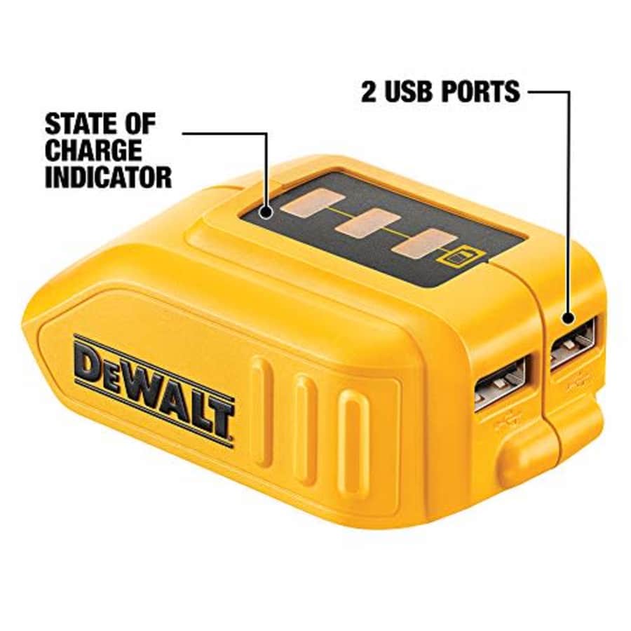 DEWALT 12V/20V MAX USB Charger, Tool Only (DCB090) for $52 DEWALT 12V/20V MAX USB Charger, Tool Only (DCB090) for $52
