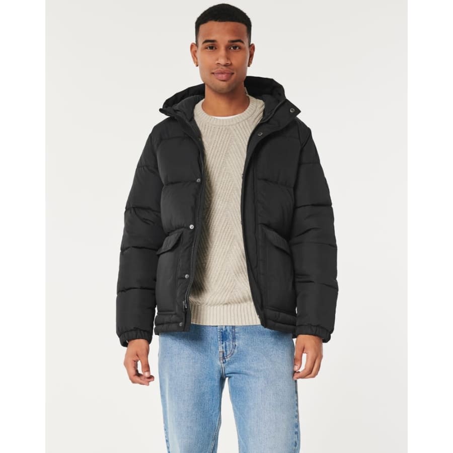 Hollister Men's Ultimate Utility Puffer Jacket for $29 Hollister Men's Ultimate Utility Puffer Jacket for $29