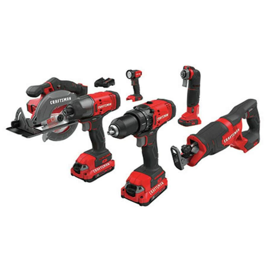 Craftsman 20V 6-Tool Combo Kit for $196 Craftsman 20V 6-Tool Combo Kit for $196