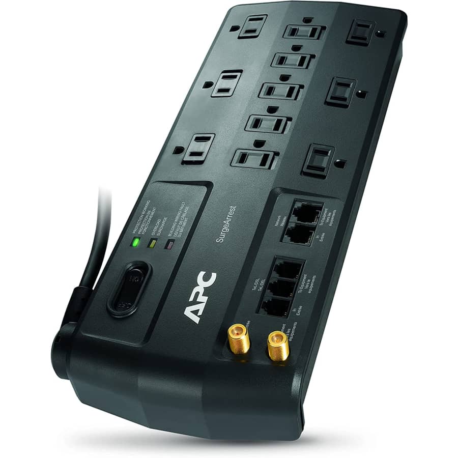 APC Surge Protector w/ Phone, Network Ethernet, and Coaxial Protection for $55 APC Surge Protector w/ Phone, Network Ethernet, and Coaxial Protection for $55