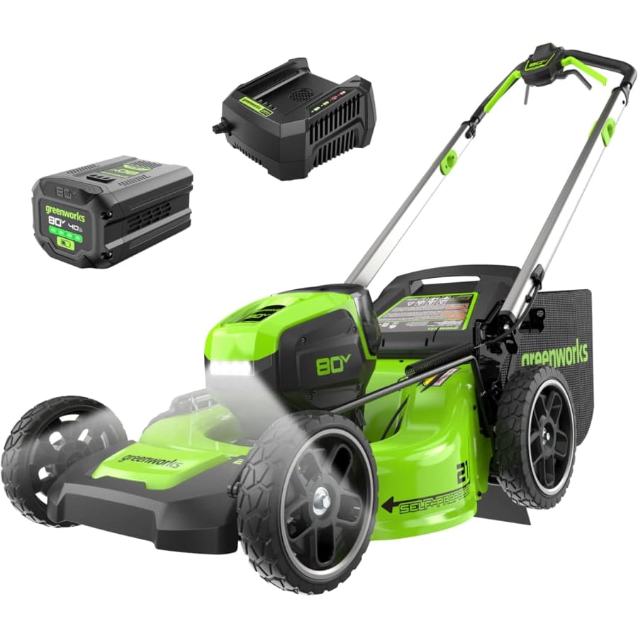 Greenworks 80V 21" Brushless Cordless Lawn Mower: $480 Greenworks 80V 21" Brushless Cordless Lawn Mower: $480