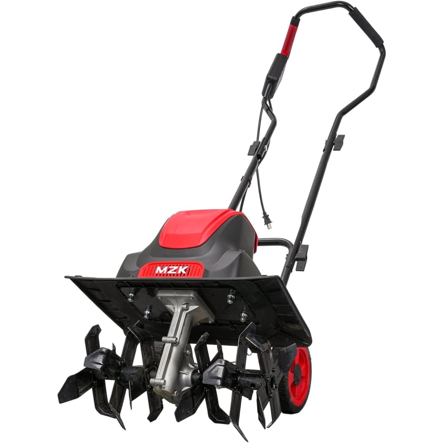 MZK 16" 13A Corded Electric Tiller/Cultivator for $120