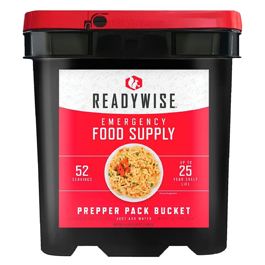 ReadyWise 52-Serving Emergency Food Supply Bucket for $71 ReadyWise 52-Serving Emergency Food Supply Bucket for $71