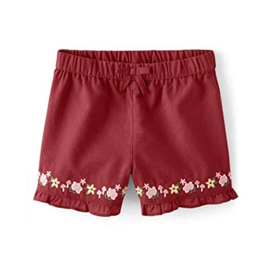 Gymboree,and Toddler Pull on Shorts,Red Flowers,12 for $12
