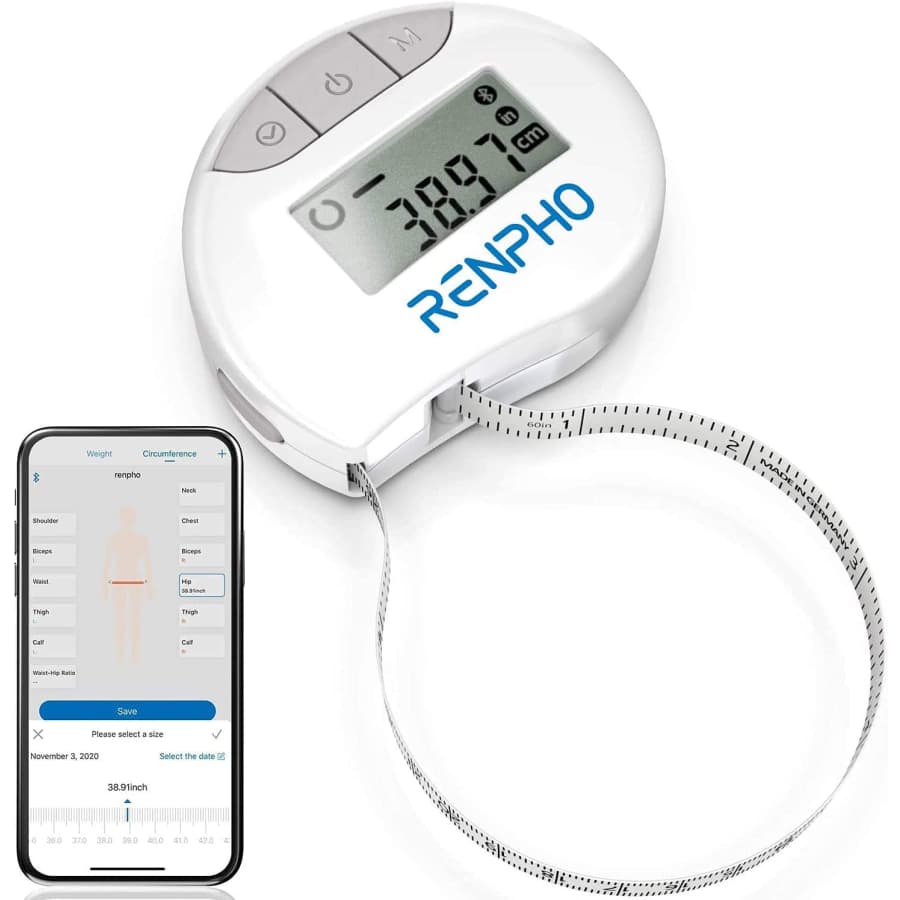 Renpho Smart Body Tape Measure for $21 Renpho Smart Body Tape Measure for $21