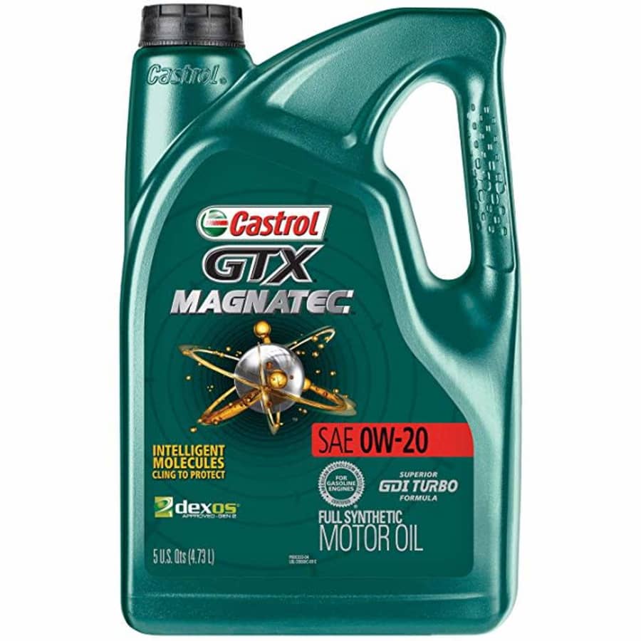 Castrol GTX Magnatec 0W-20 Full Synthetic Motor Oil 5-Quart Bottle for $13 w/ Prime + Sub & Save