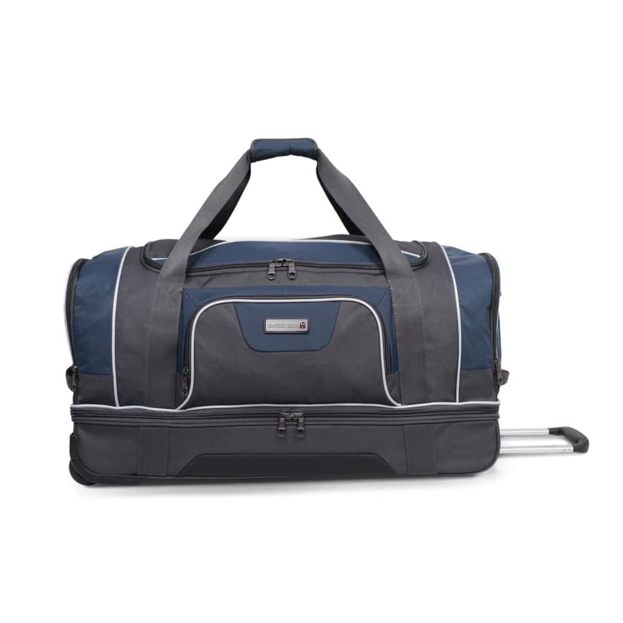 SwissTech Wanderer 30" Rolling Drop Bottom Travel Duffel Bag for $25 SwissTech Wanderer 30" Rolling Drop Bottom Travel Duffel Bag for $25