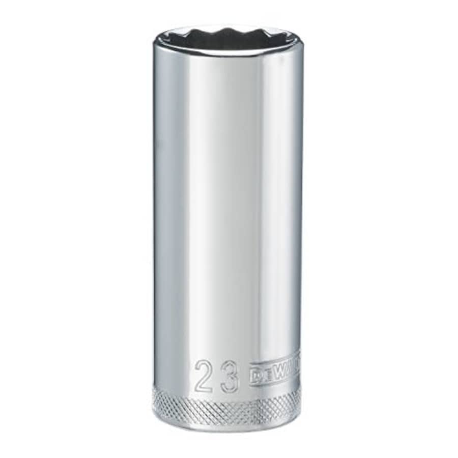 DEWALT 1/2" 12 PT Deep Socket 23MM for $7