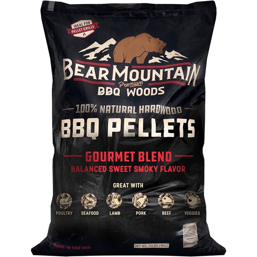 Bear Mountain BBQ Hardwood Pellets 20-lb. Bag for $22
