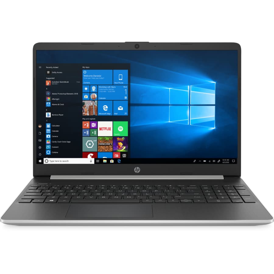 HP 15 10th-Gen. Ice Lake i5 Quad 15.6" Touch Laptop w/ 512GB SSD for $399