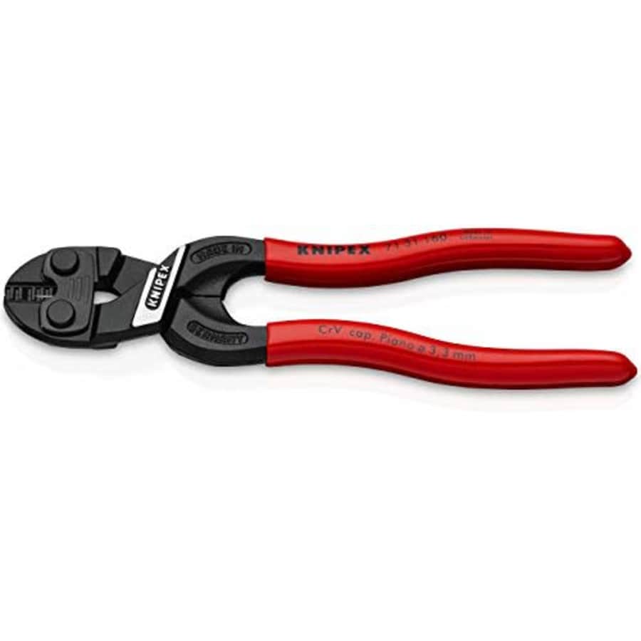 KNIPEX Tools - CoBolt S, Compact Bolt Cutter w/Notched Blade(71 31 160), 6-Inch - 7131160 for $51 KNIPEX Tools - CoBolt S, Compact Bolt Cutter w/Notched Blade(71 31 160), 6-Inch - 7131160 for $51