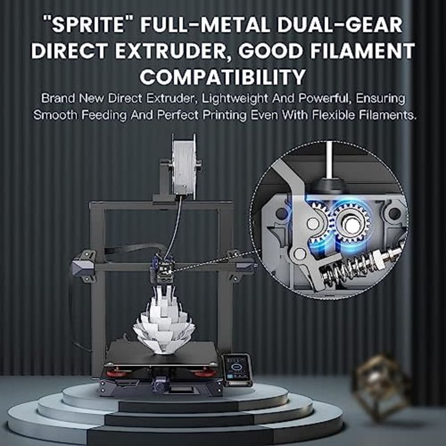 Creality 3D Printer Ender 3 S1 Plus with CR Touch Auto Leveling, High Precision Z-axis Double for $339