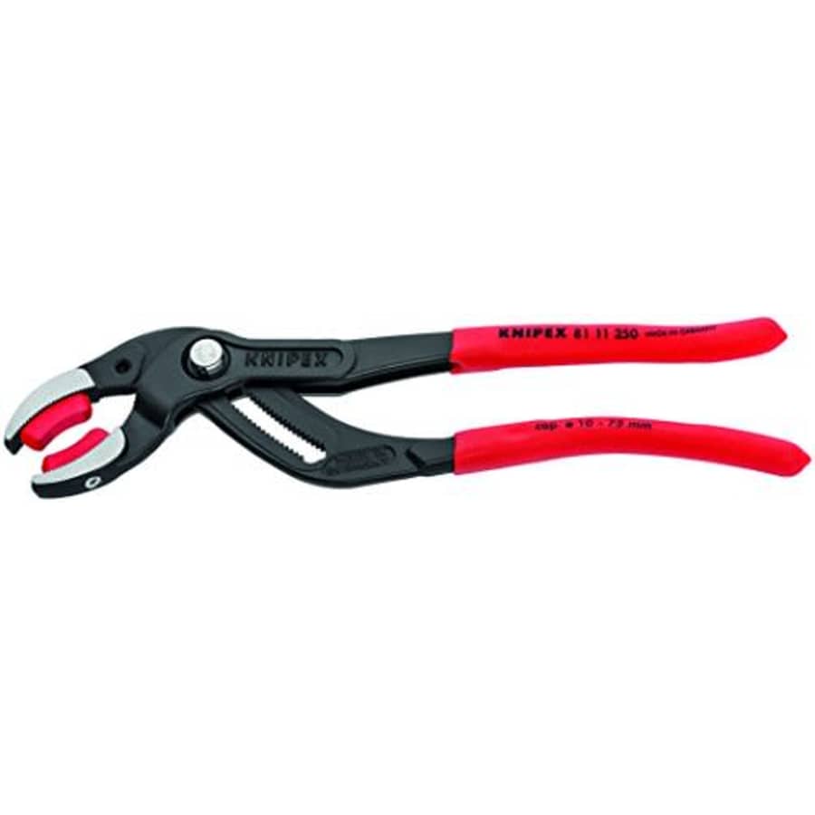 Knipex Tools 81 11 250 SBA 10" Pipe and Connector Pliers with Soft Jaws (843221021412) for $78
