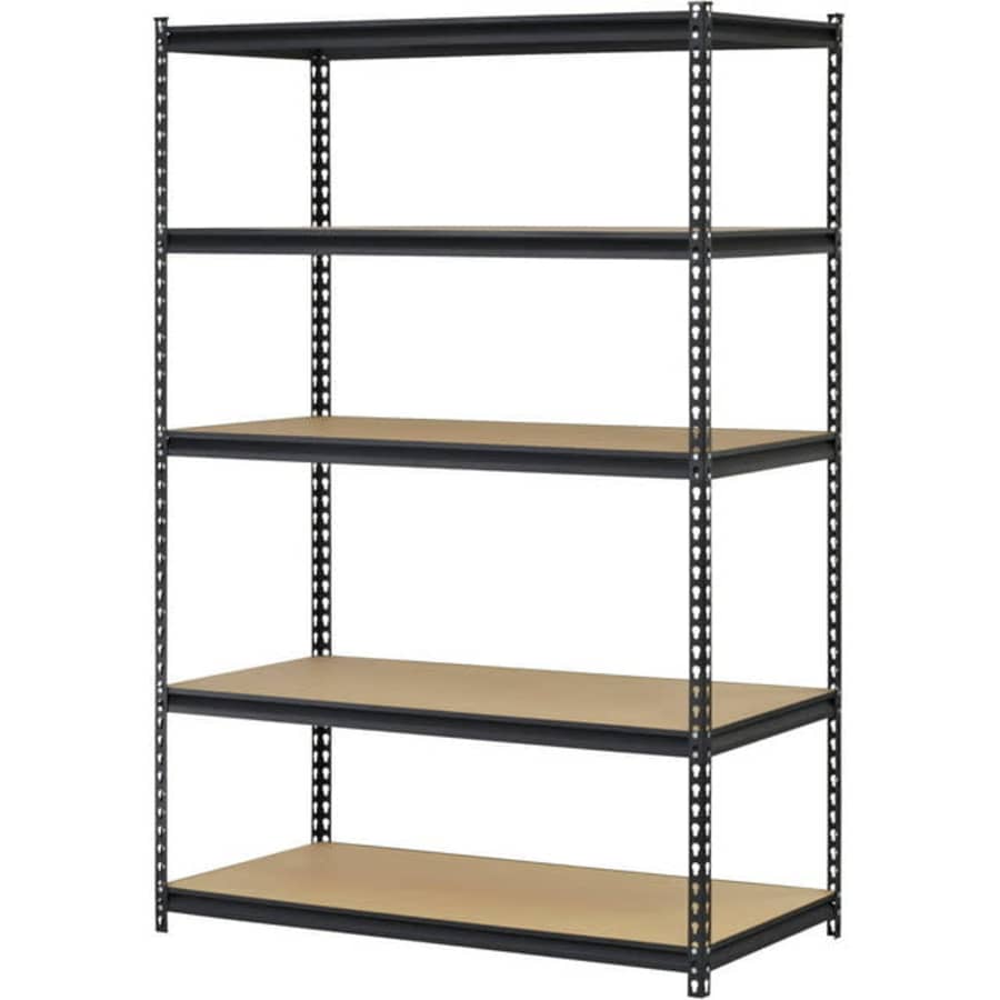 Muscle Rack 72"x48" 5-Shelf Steel Shelf Unit for $65