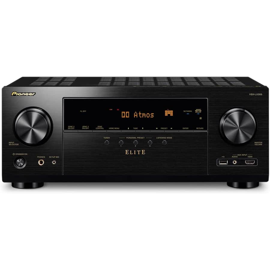 Pioneer Elite VSX-LX305 9.2-Channel Network AV Receiver for $655