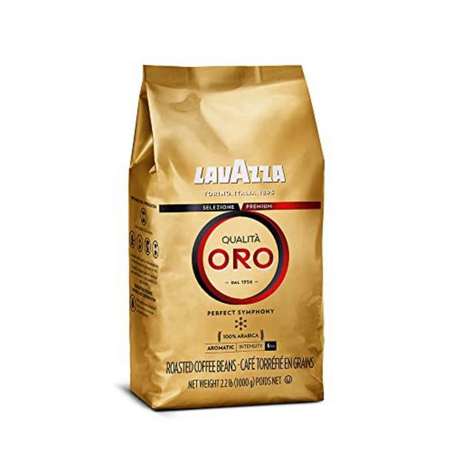 Lavazza Qualit Oro Whole Bean Blend, Medium Roast, 2.2 Pound (Pack of 1) for $25