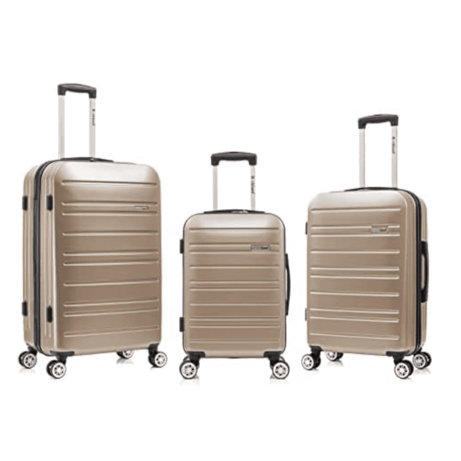 Rockland Irvine 3-Piece Hardside Luggage Set for $70