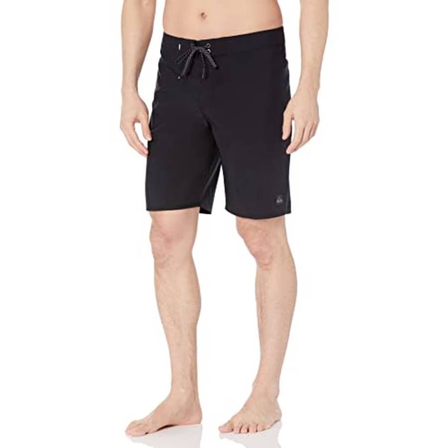 Quiksilver Men's SURFSILK Kaimana 20 Boardshort Swim Trunk, Black, 28 for $43