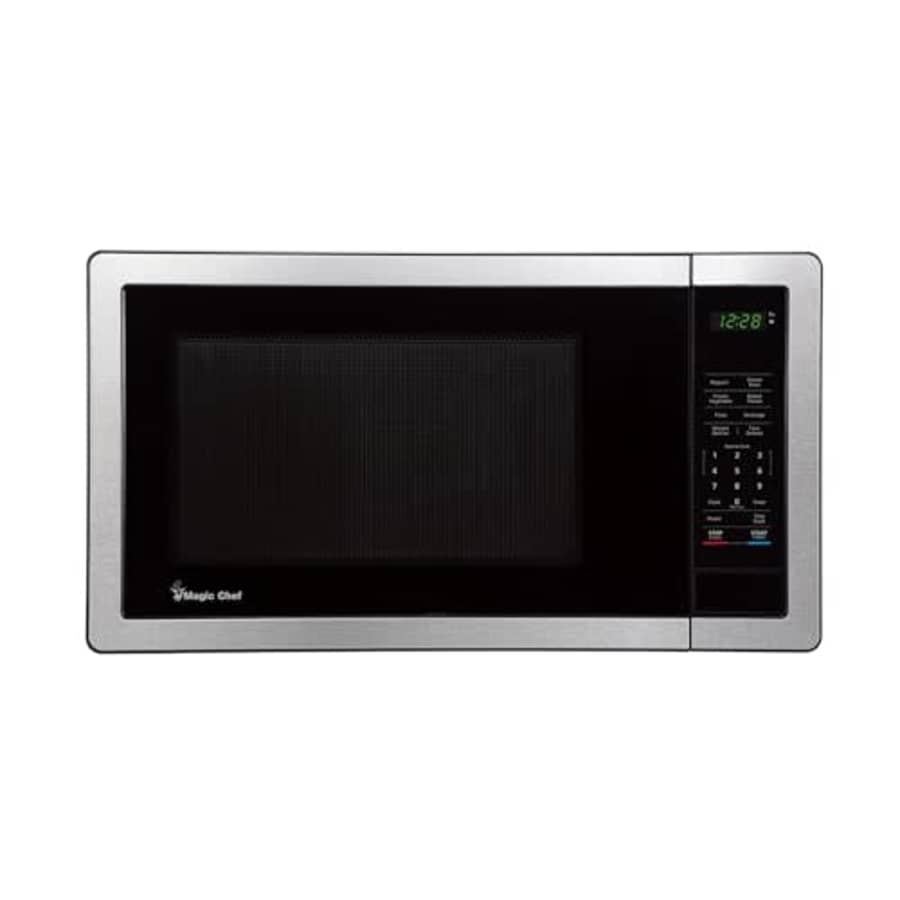 Magic Chef MC110MST Countertop Microwave Oven, Standard Microwave for Kitchen Spaces, 1,000 Watts, for $139