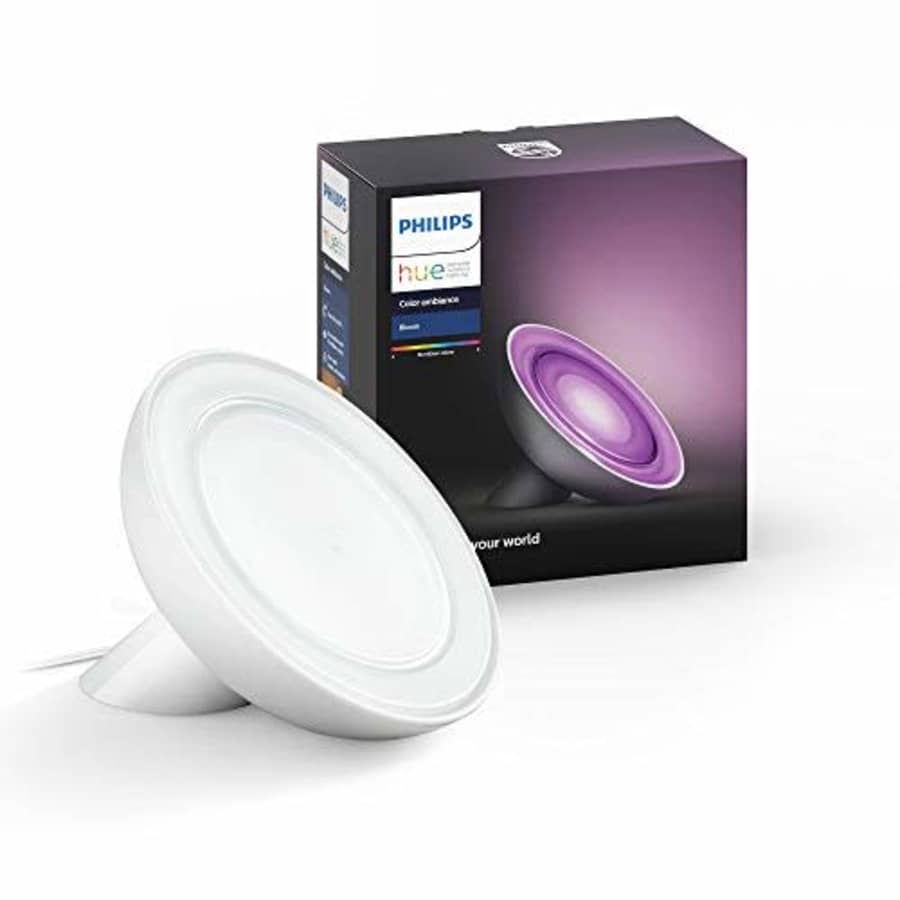 Philips Hue Bloom Dimmable LED Smart Table Lamp (Requires Hue Hub, Works with Amazon Alexa, Apple for $101