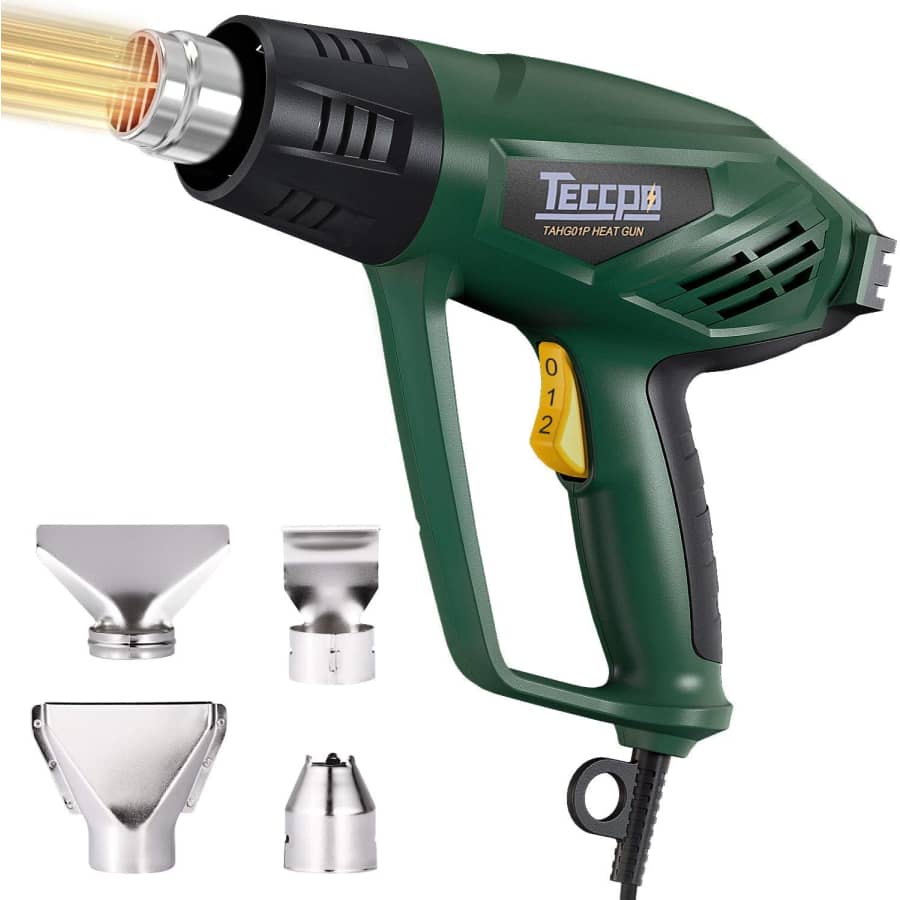 Teccpo 1500W Heat Gun for $15