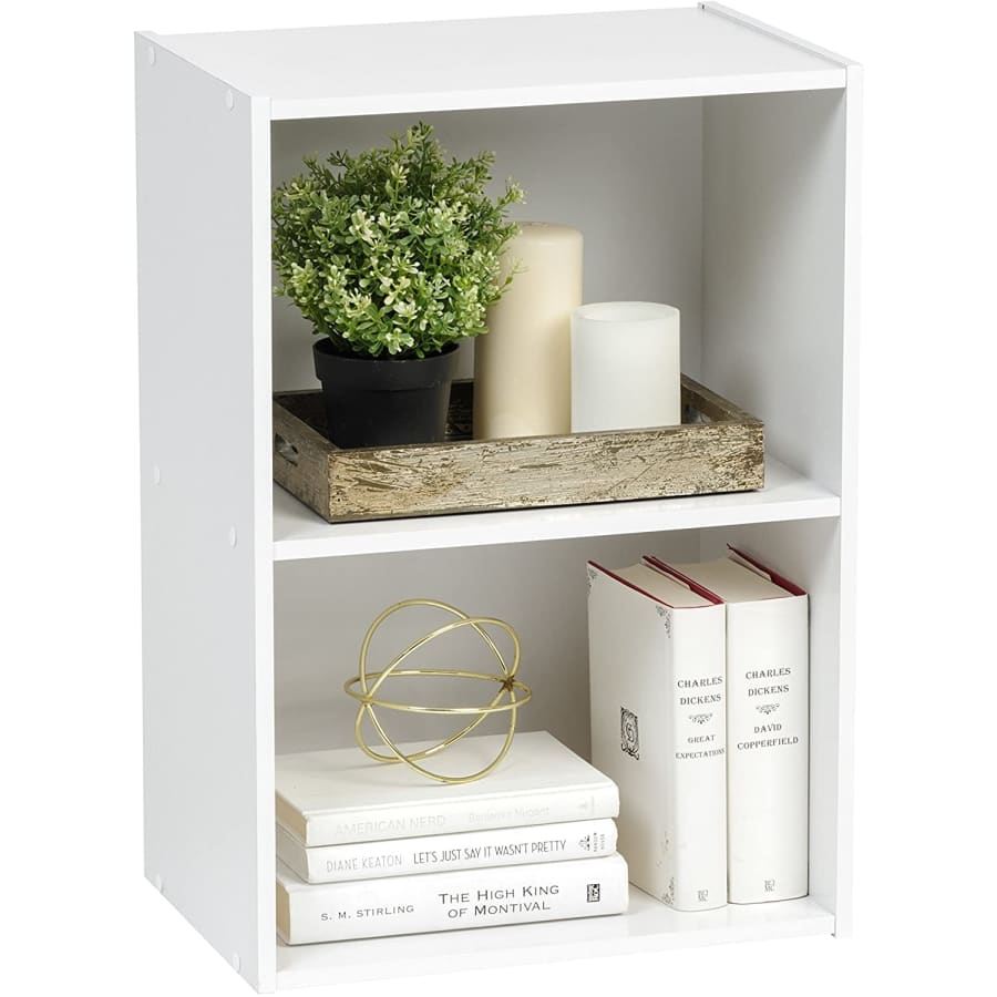 IRIS USA 2-Tier Wood Storage Shelf for $20 IRIS USA 2-Tier Wood Storage Shelf for $20
