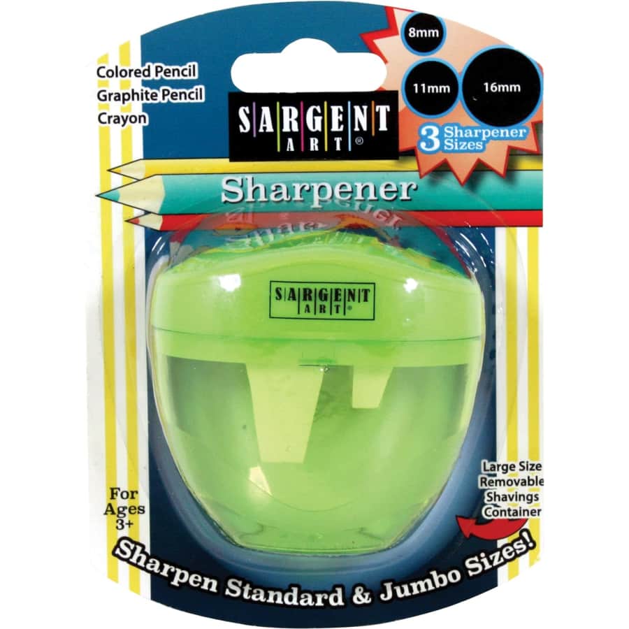 Sargent Art 3 Manual Pencil Sharpener for $7 Sargent Art 3 Manual Pencil Sharpener for $7