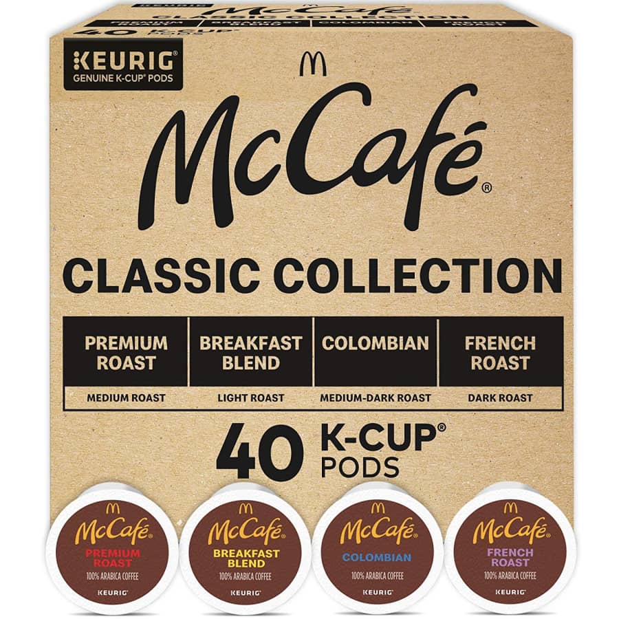 Keurig McCafe Classic Collection 40-Count K-Cup Variety Pack for $27 Keurig McCafe Classic Collection 40-Count K-Cup Variety Pack for $27
