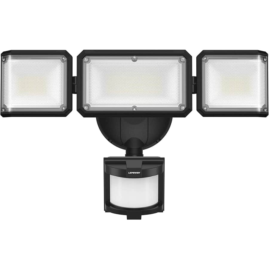 Lepower 42W Dusk-to-Dawn Motion Sensor Flood Light for $49