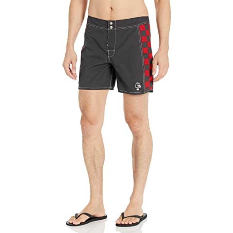 Quiksilver Men's Standard Original Arch 16 Boardshort Swim Trunk Bathing Suit, Tarmac, 38 for $44 Quiksilver Men's Standard Original Arch 16 Boardshort Swim Trunk Bathing Suit, Tarmac, 38 for $44