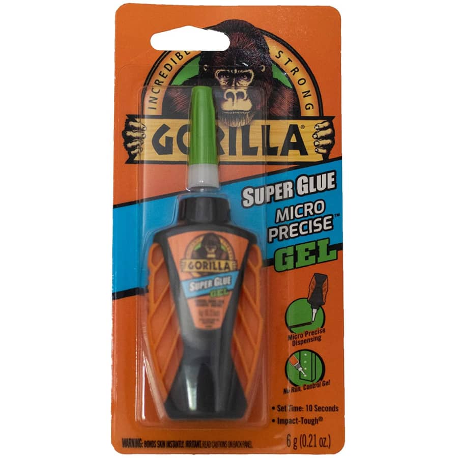 Gorilla Micro Precise Super Glue Gel 6g Bottle for $6 Gorilla Micro Precise Super Glue Gel 6g Bottle for $6