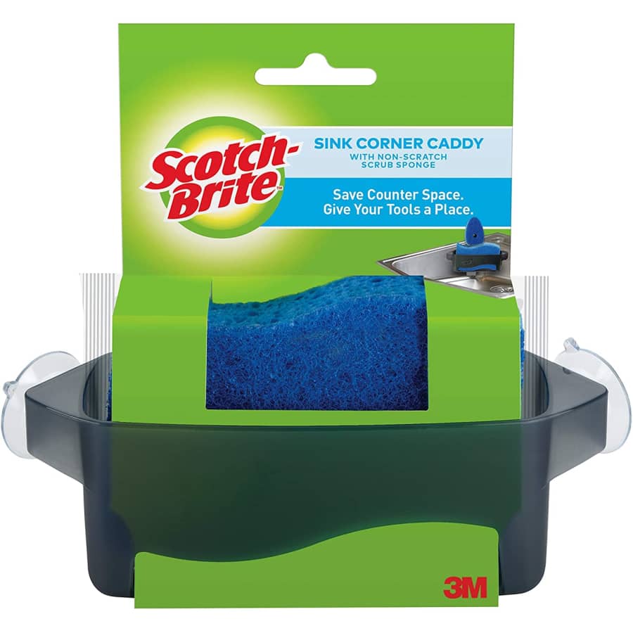 3M Scotch-Brite Corner Sink Caddy for $7