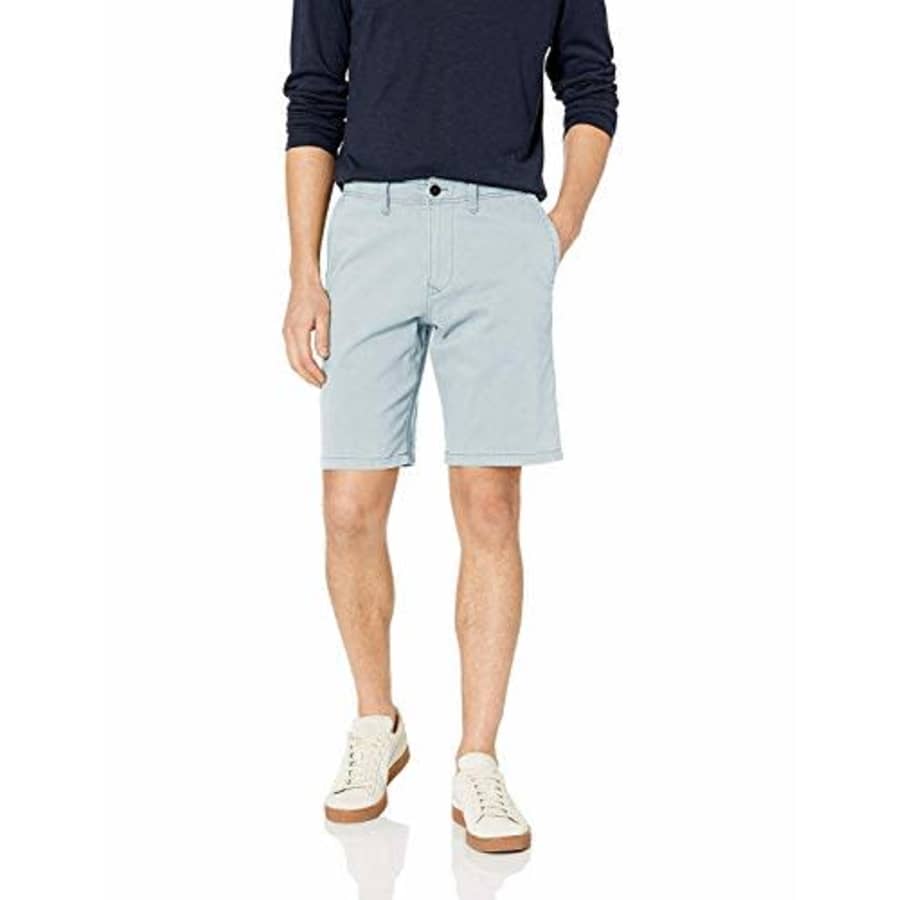 Lucky Brand Men's Flat Front Shorts, Winter Sky, 36 for $16