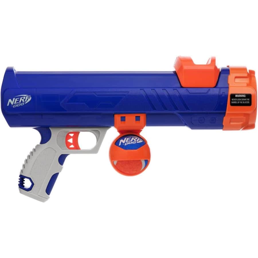 Nerf Dog Tennis Ball 16" Compact Blaster w/ Ball for $20 Nerf Dog Tennis Ball 16" Compact Blaster w/ Ball for $20