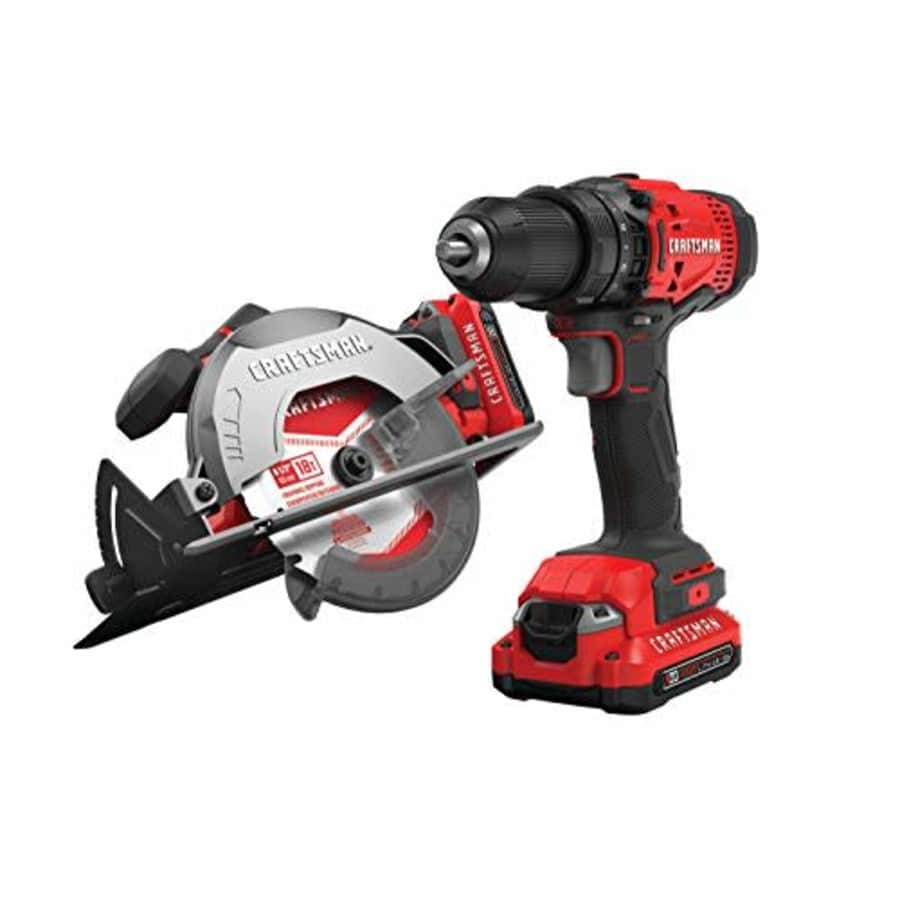 CRAFTSMAN CMCK202C2 V20 Cordless 2-Tool Combo Kit (2 Batteries) for $129 CRAFTSMAN CMCK202C2 V20 Cordless 2-Tool Combo Kit (2 Batteries) for $129