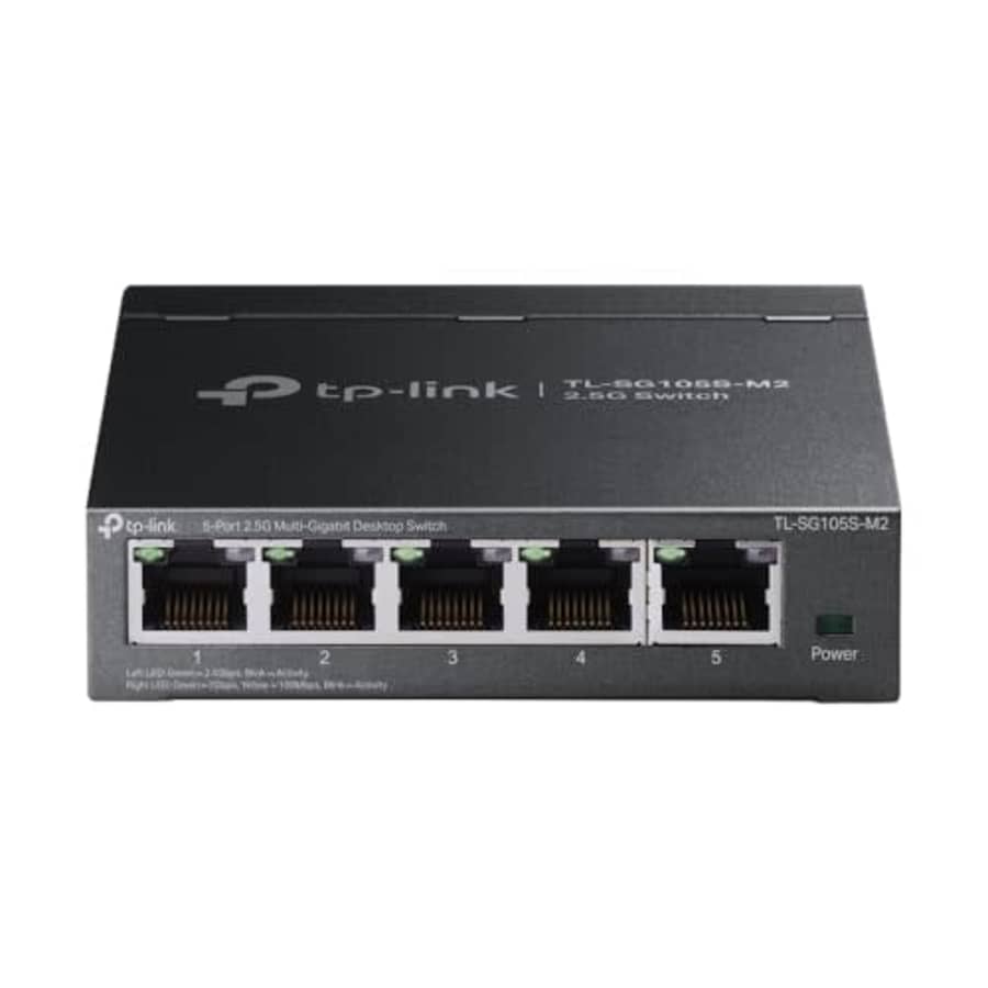 TP-Link TL-SG105S-M2 | 5-Port Multi-Gigabit 2.5G Ethernet Switch | Unmanaged Network Switch | for $80
