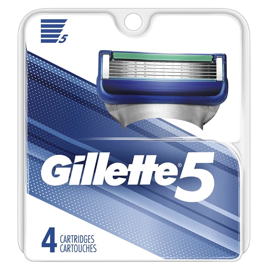 Gillette 5 Men's Razor Blade Refill 4-Pack for $6.27 via Sub & Save Gillette 5 Men's Razor Blade Refill 4-Pack for $6.27 via Sub & Save