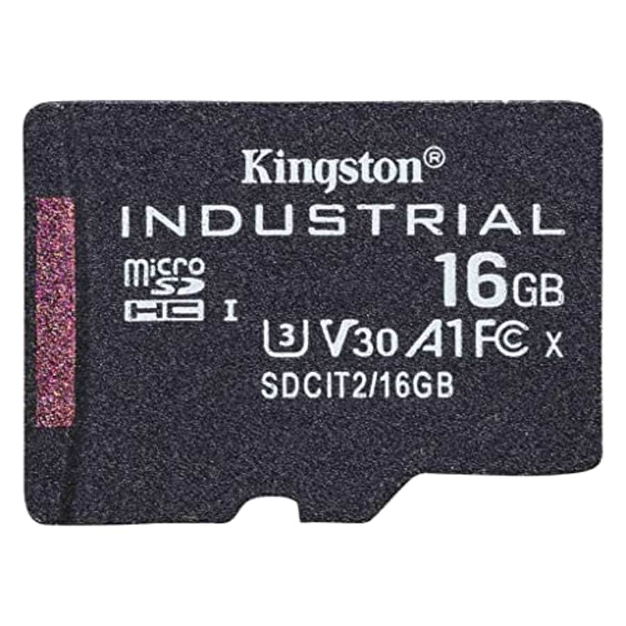 Kingston Industrial 16GB microSDHC C10 A1 pSLC Card SDCIT2/16GBSP for $22