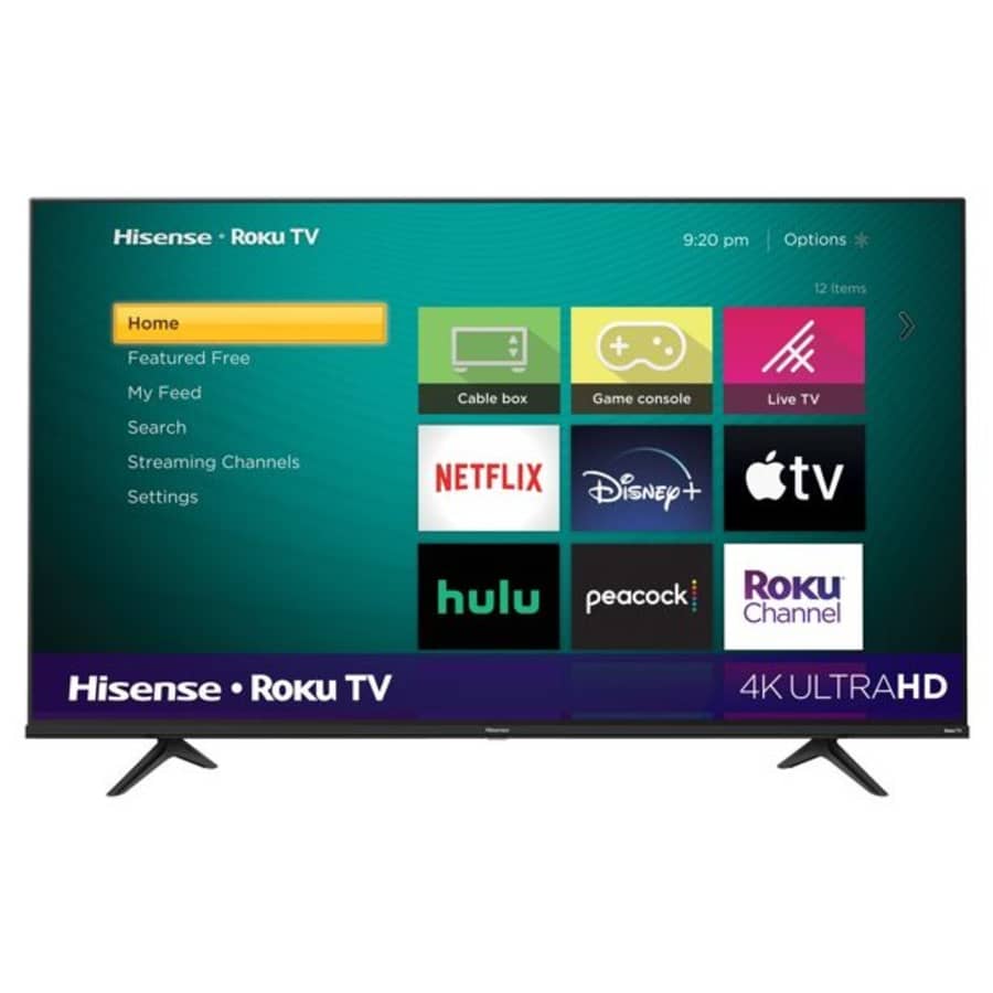 Hisense 65R6E4 65" 4K HDR UHD Roku Smart TV for $378 Hisense 65R6E4 65" 4K HDR UHD Roku Smart TV for $378