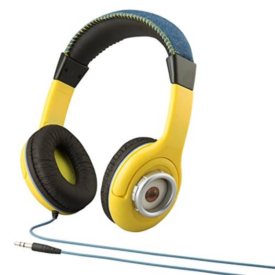 eKids Despicable Me Minions Kid Friendly Headphones with Built in Volume Limiting Feature for Safe for $33
