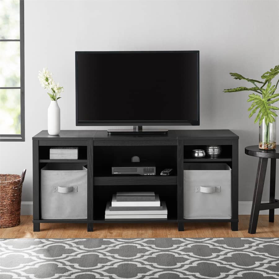 Mainstays Parsons Cubby TV Stand for $55
