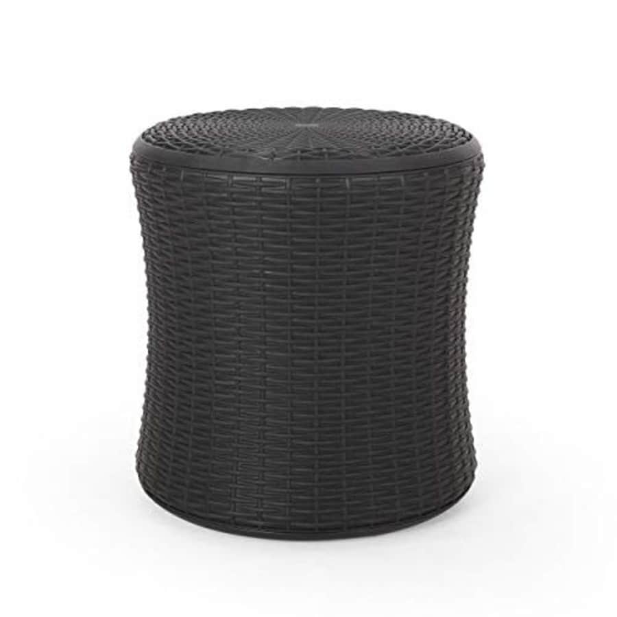 Christopher Knight Home 312992 Ishara Outdoor Faux Wicker Patio Table, Dark Gray for $48 Christopher Knight Home 312992 Ishara Outdoor Faux Wicker Patio Table, Dark Gray for $48