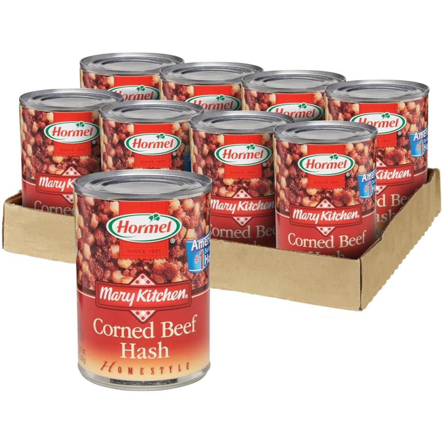 Hormel Mary Kitchen Corned Beef Hash 8-Pack for $18 via Sub & Save Hormel Mary Kitchen Corned Beef Hash 8-Pack for $18 via Sub & Save
