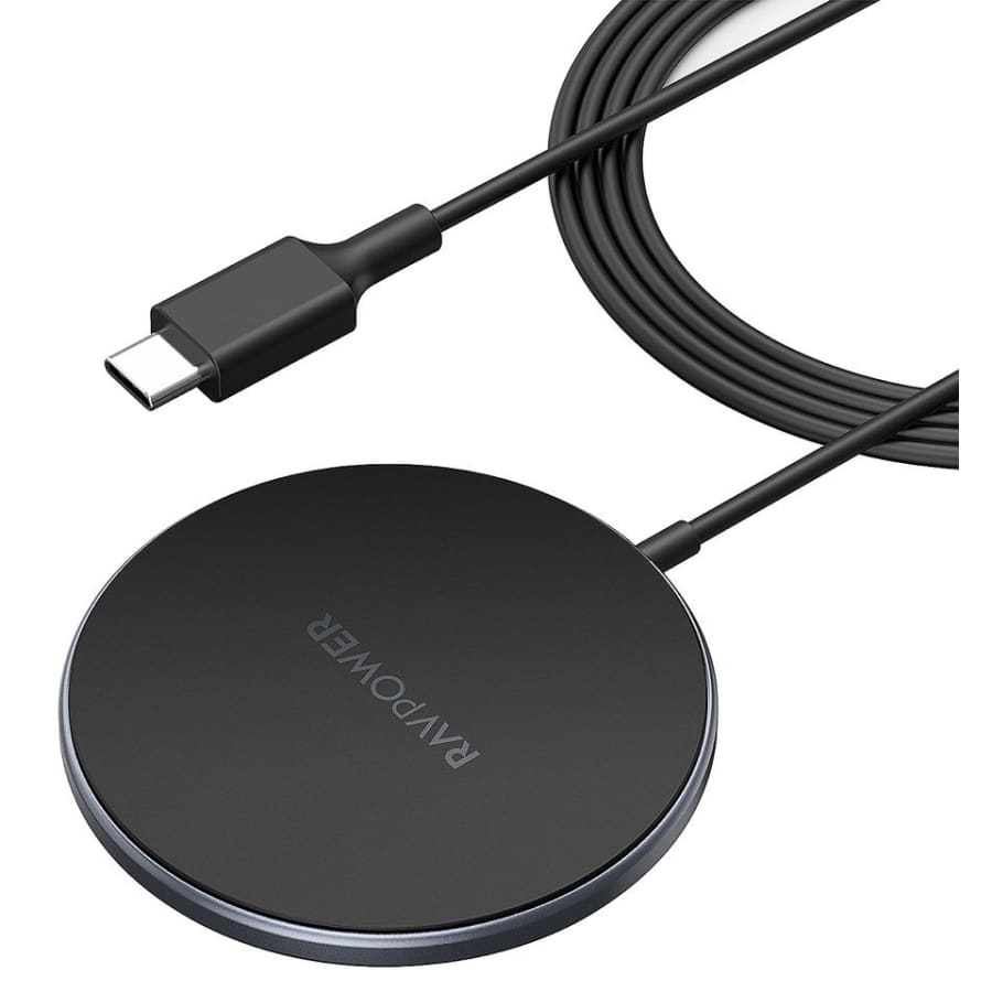 RAVPower Magnetic Wireless Charging Pad for iPhone 12 for $8 RAVPower Magnetic Wireless Charging Pad for iPhone 12 for $8