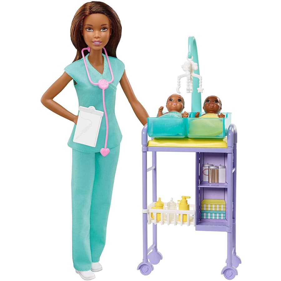 Barbie Baby Doctor Playset for $21